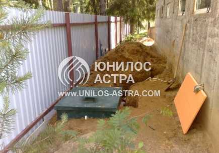 Монтаж септика Астра 6